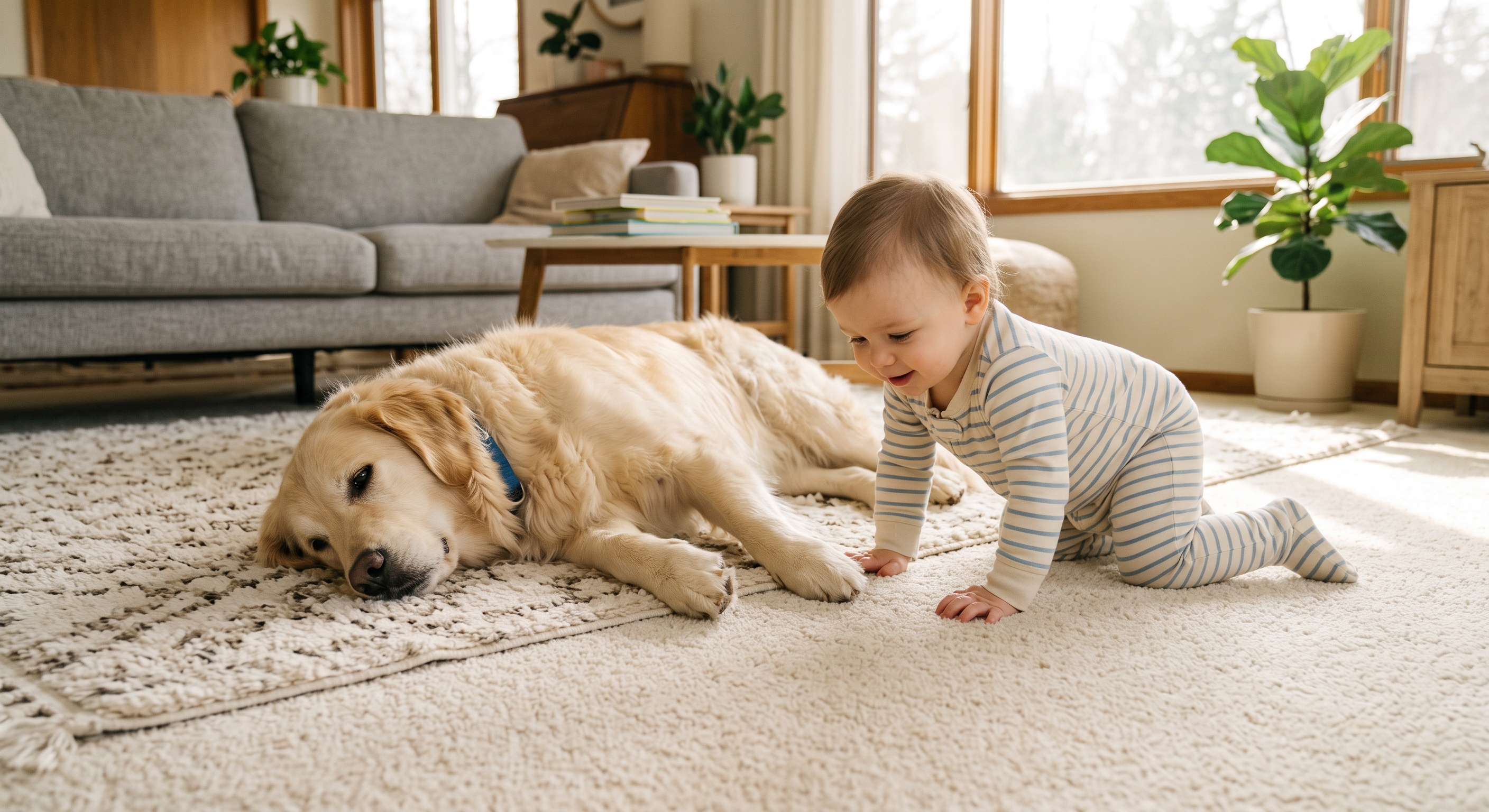 Eco-Friendly Child and Pet Safe Carpet Cleaning